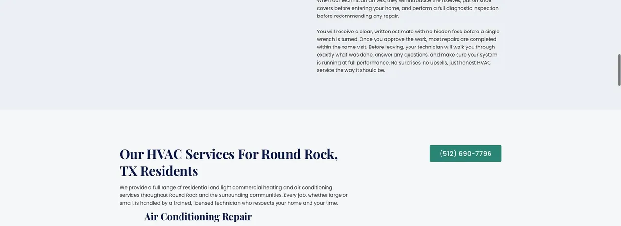 Dependable Round Rock HVAC Services cover