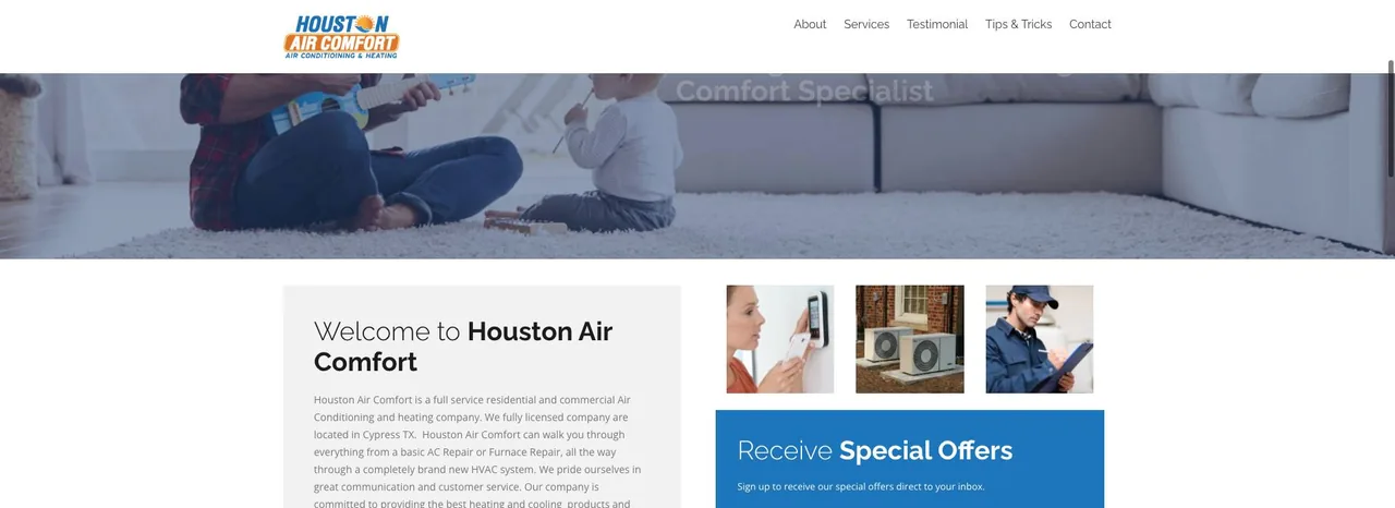 Houston Air Comfort cover