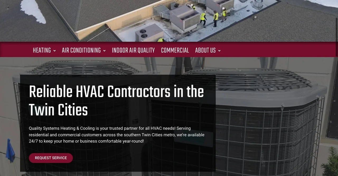 Quality Systems Heating & Cooling cover