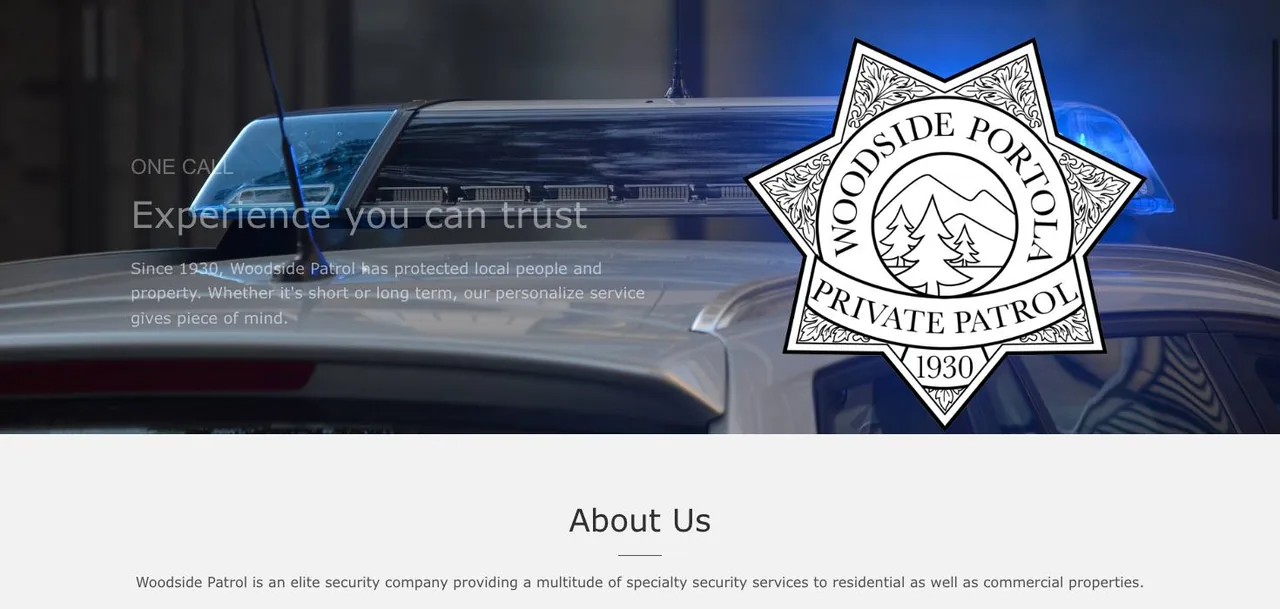 Woodside & Portola Private Patrol cover