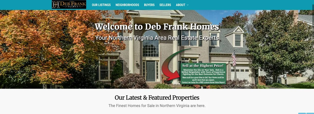 Deb Frank Homes cover