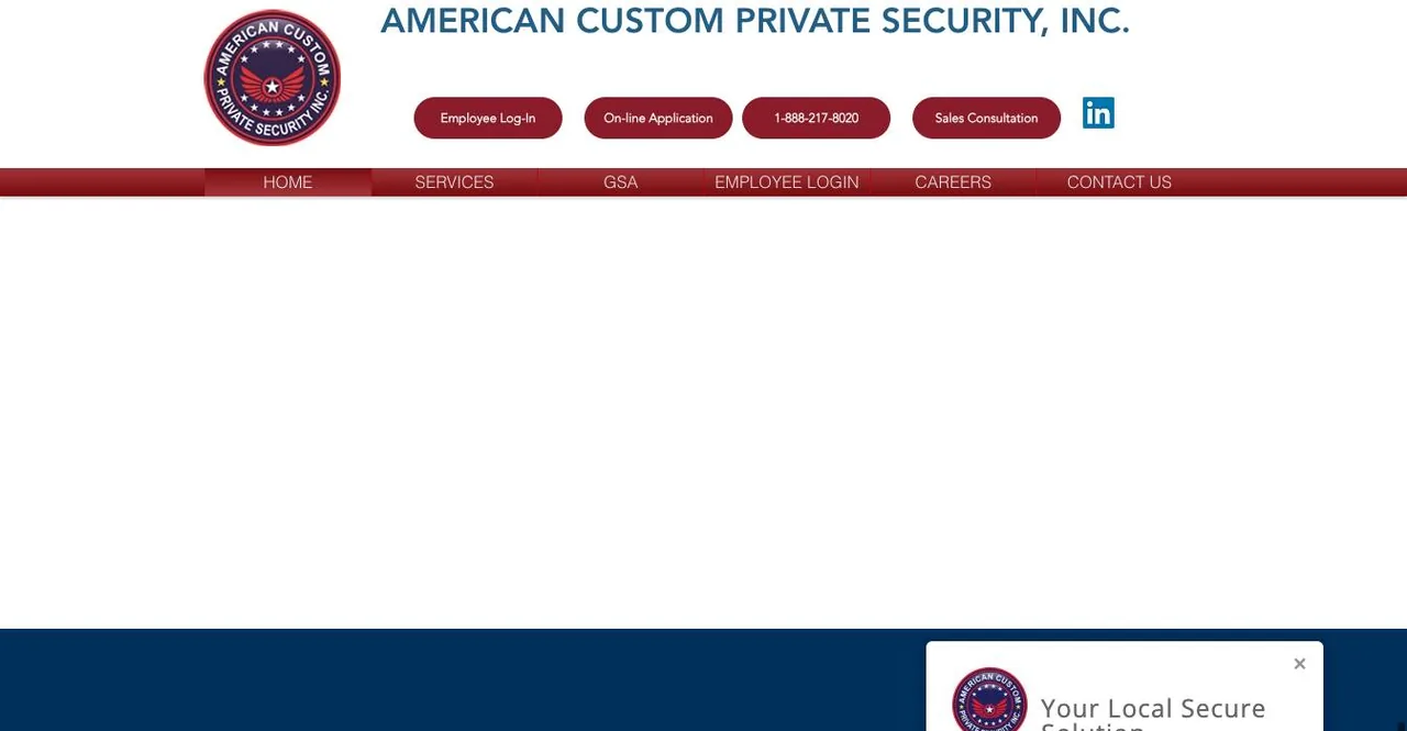 American Custom Private Security, Inc. cover