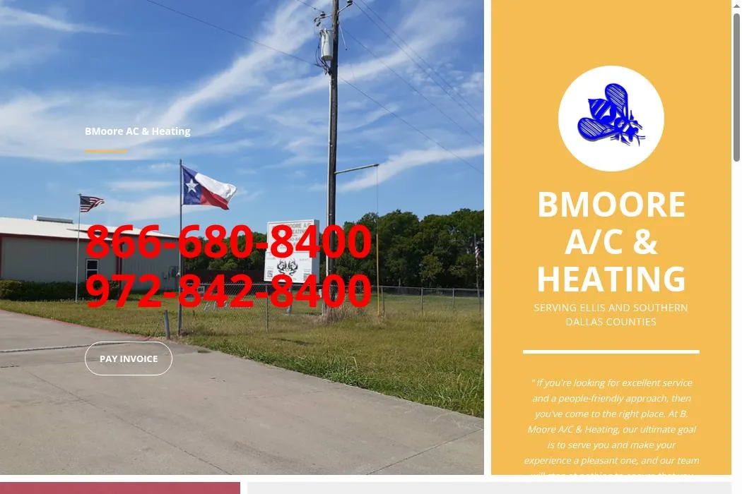 BMoore A/C & Heating cover