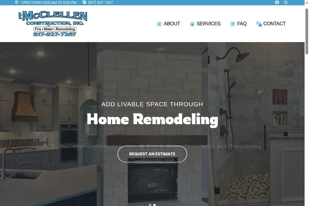 R. E. McClellen Construction, Inc. cover