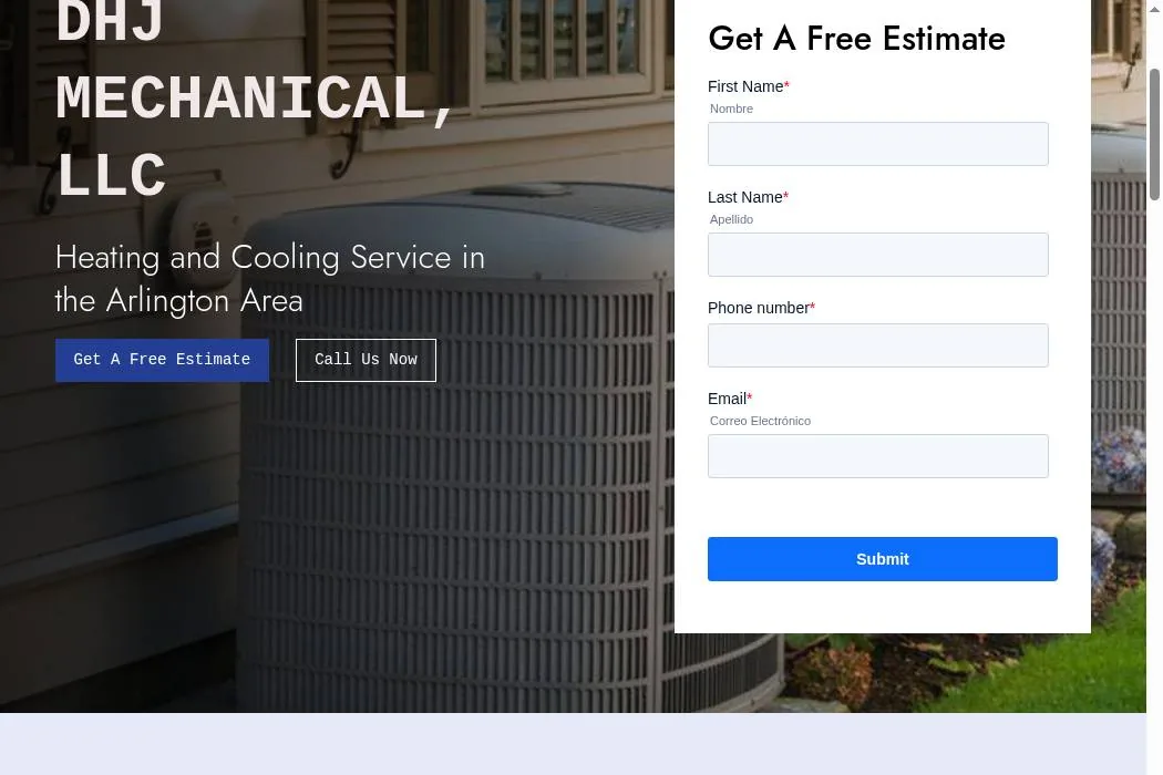 DHJ Mechanical, LLC cover