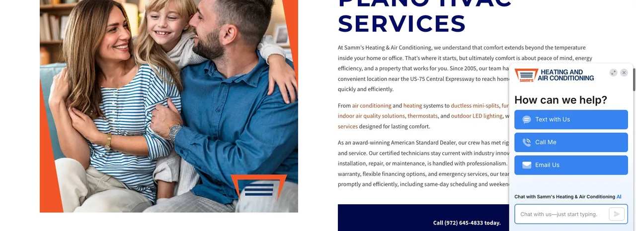 Samm's Heating & Air Conditioning cover