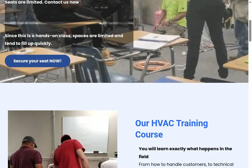 ETT Excellent Trade Training of HVAC cover