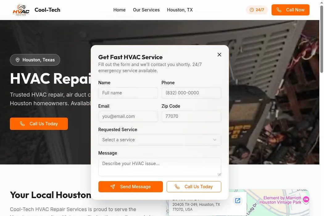 cooltechhvacrepairservices-com cover