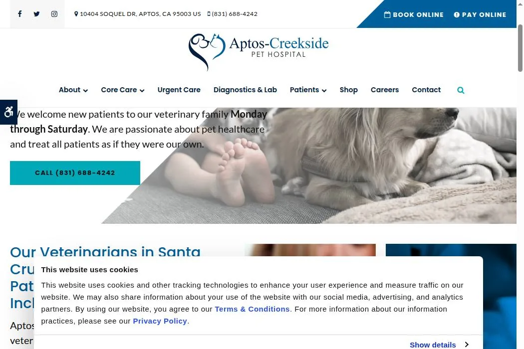 Aptos‑Creekside Pet Hospital cover