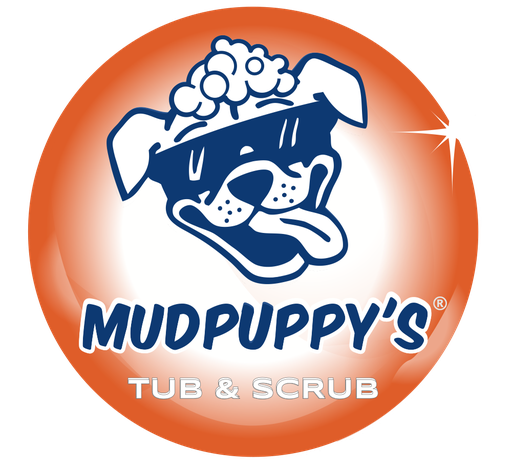 Mudpuppy's Dog Grooming logo
