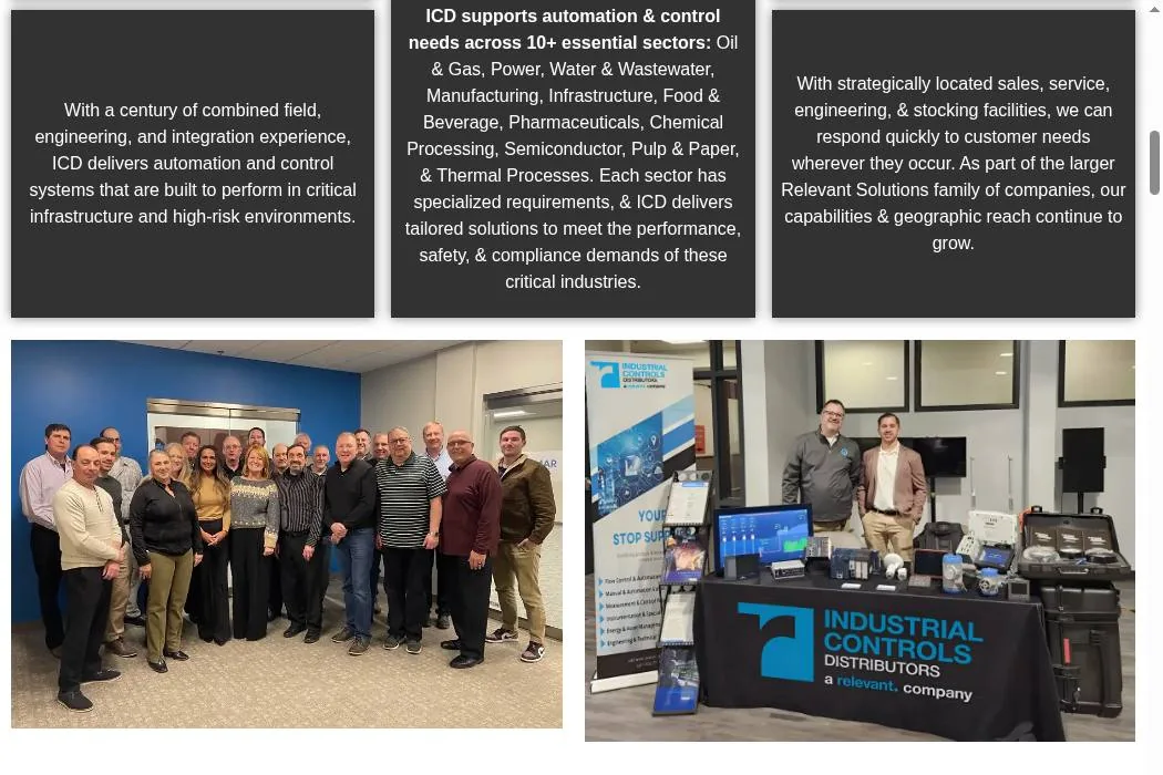 Industrial Controls Distributors cover