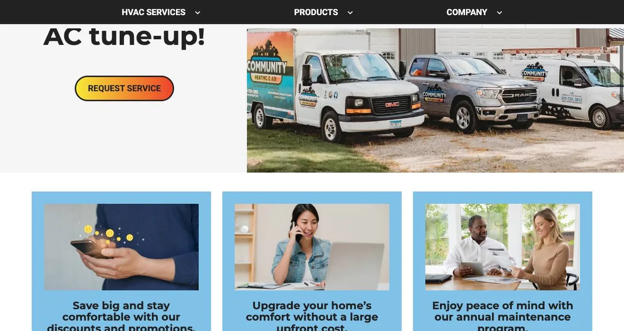 Community Heating & Air cover