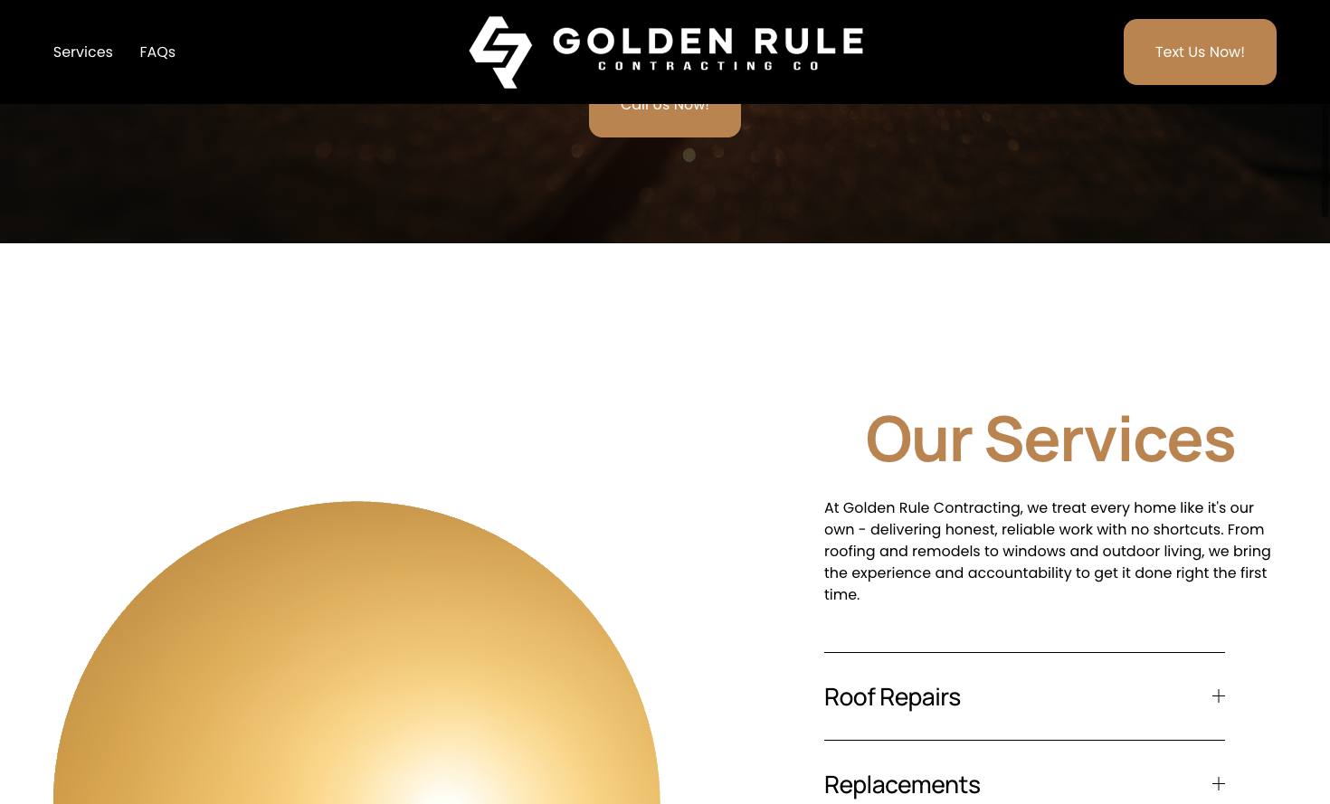 Golden Rule Contracting cover