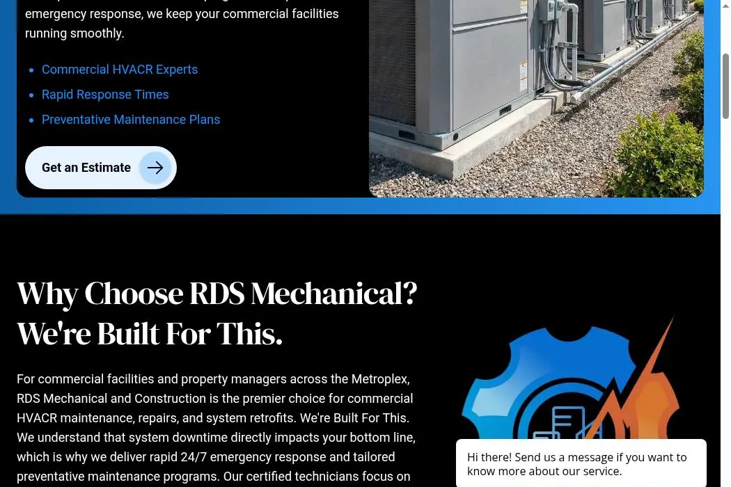 RDS Mechanical and Construction cover
