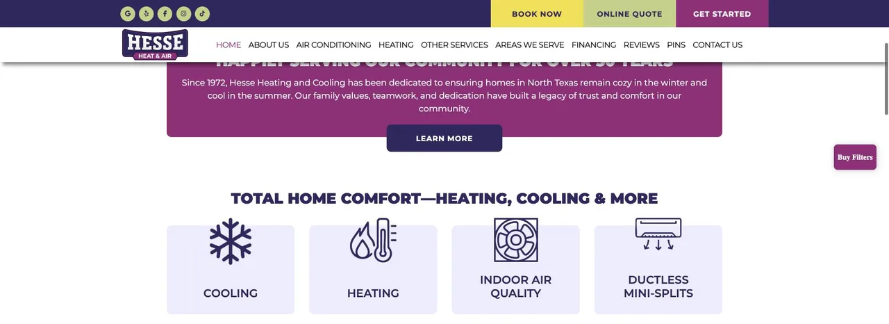 Hesse Heating and Cooling cover