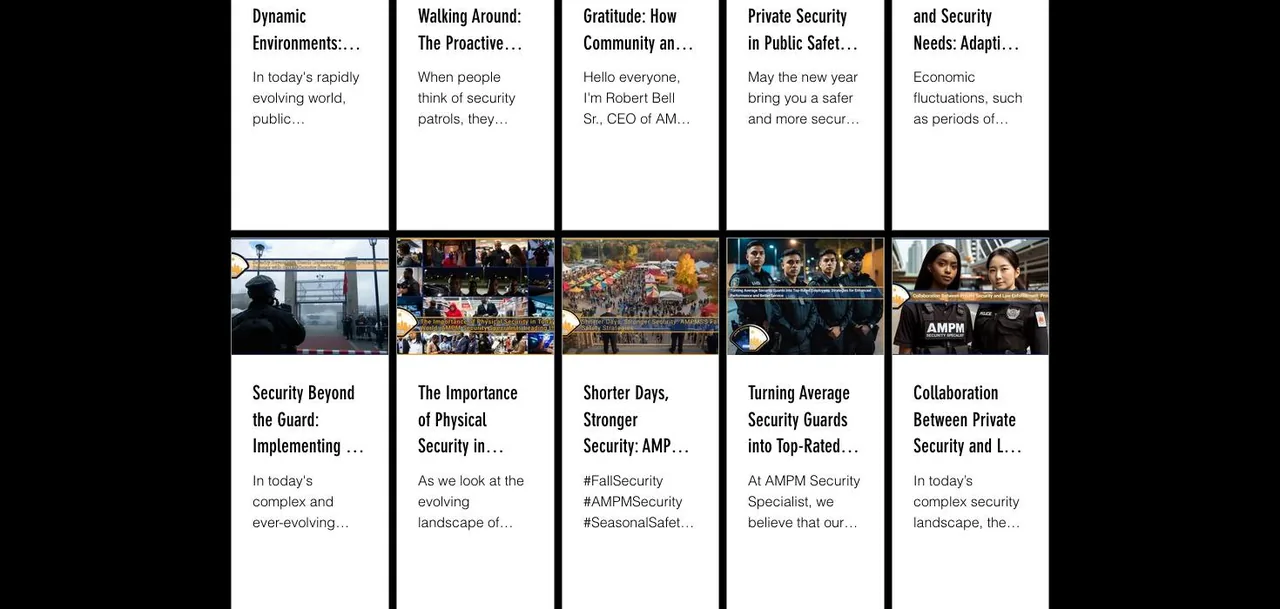 AMPM Security Specialist cover