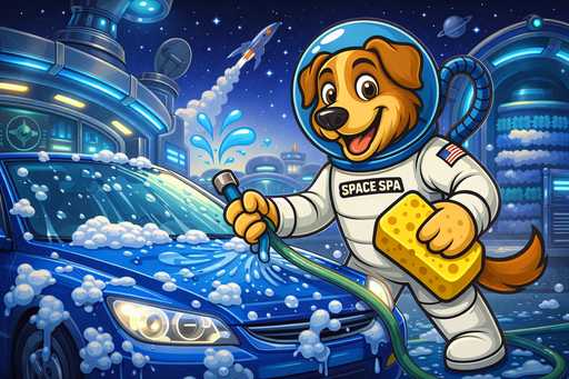 Space Spa Car Wash logo
