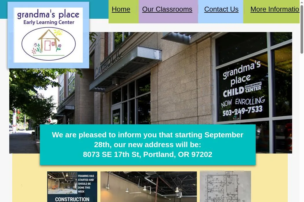 Grandma's Place Early Learning Center cover