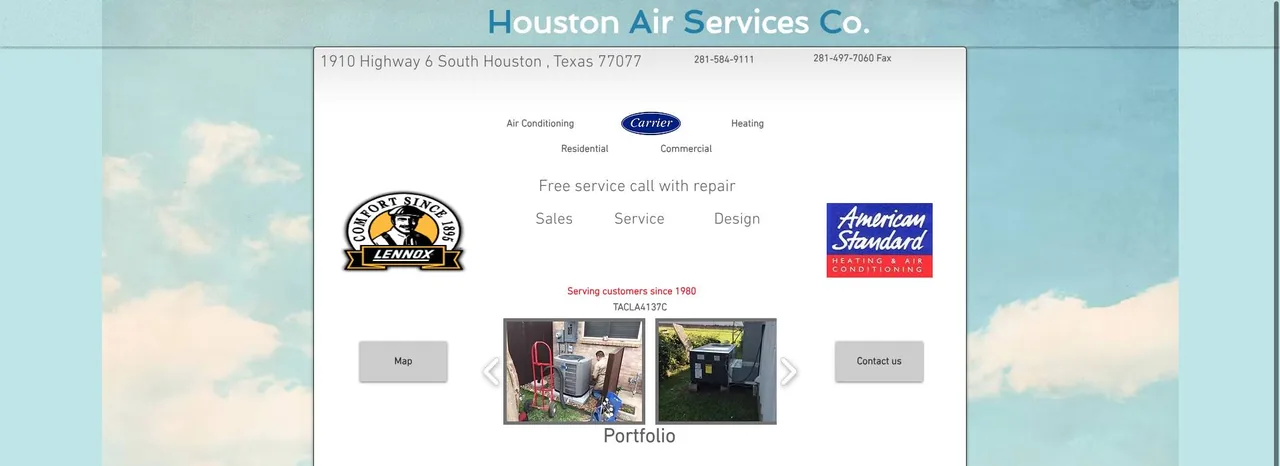 Houston Air Services Co. cover