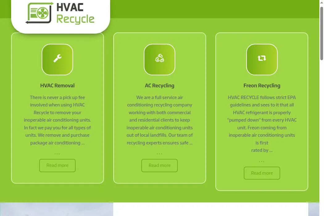 HVAC Recycle cover