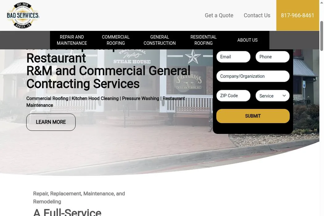 BAD Services LLC cover