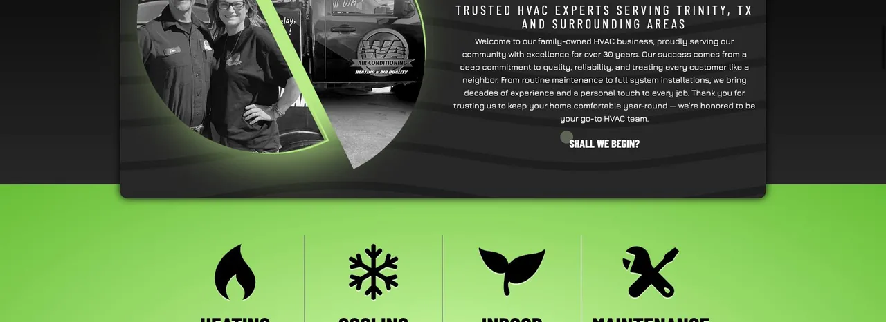 W A Air Conditioning cover