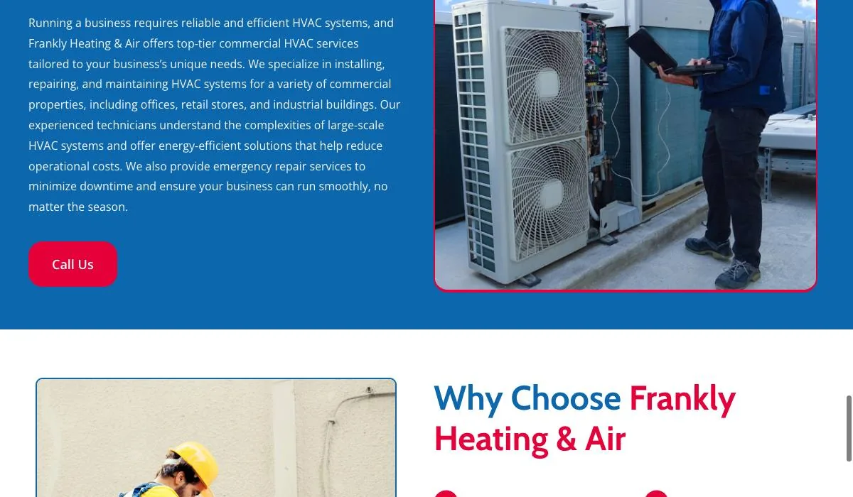 Frankly Heating & Air cover