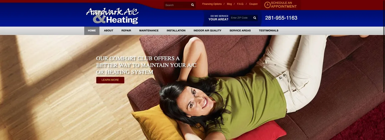 Aardvark AC & Heating cover