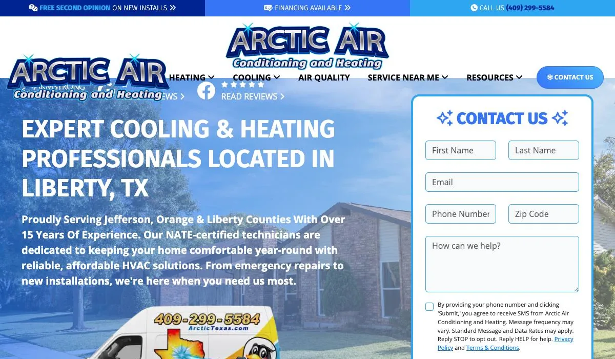 Arctic Air Conditioning and Heating cover