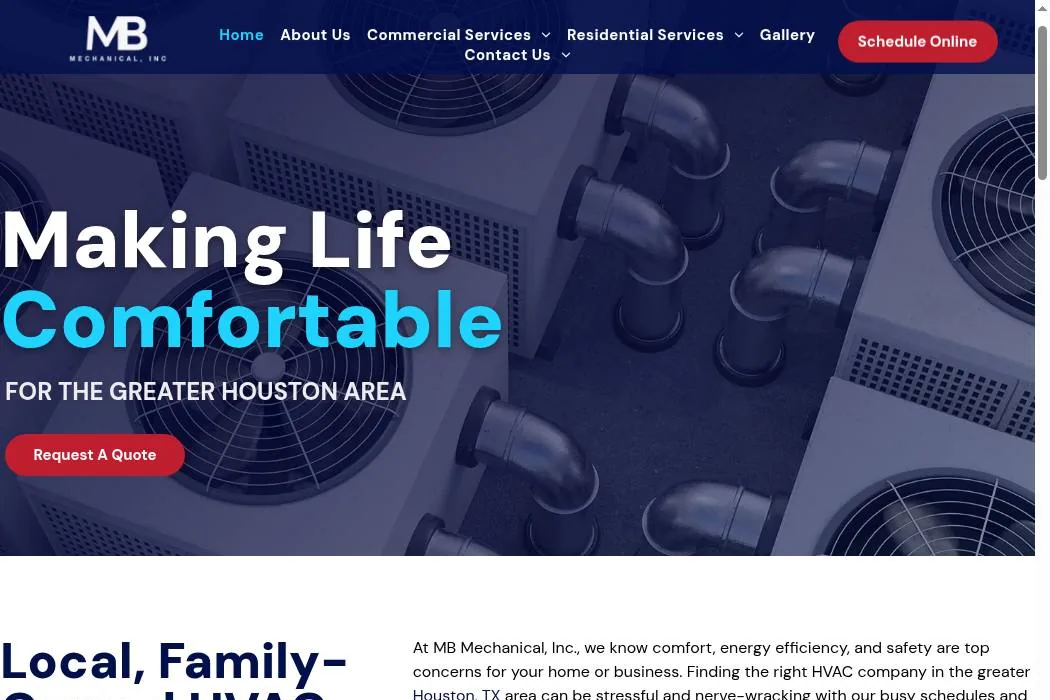 MB Mechanical, Inc. cover