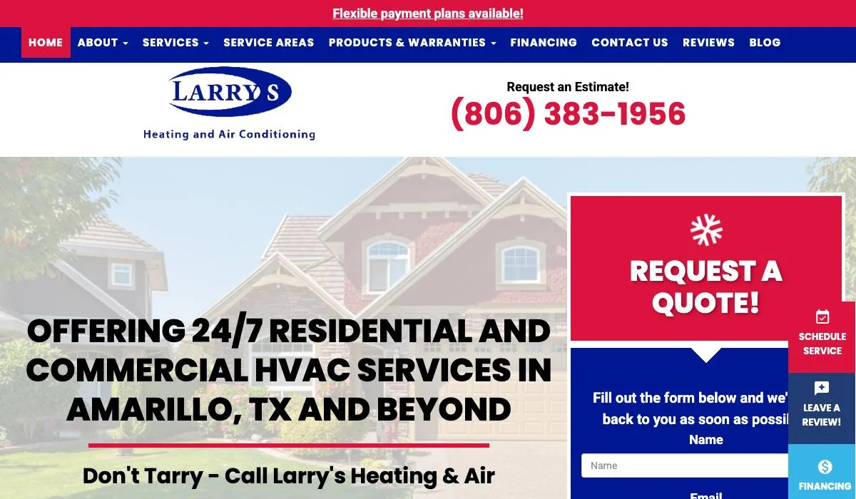 Larry's Heating & Air cover