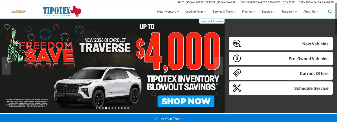Tipotex Chevrolet cover