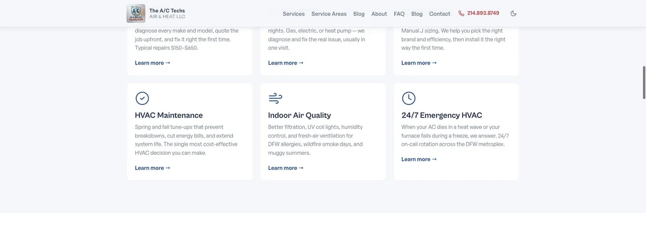 The A/C Techs Air & Heat LLC cover
