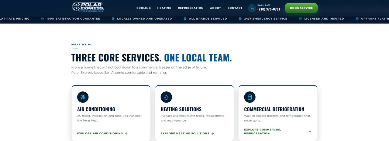 Polar Express HVAC & Refrigeration LLC cover