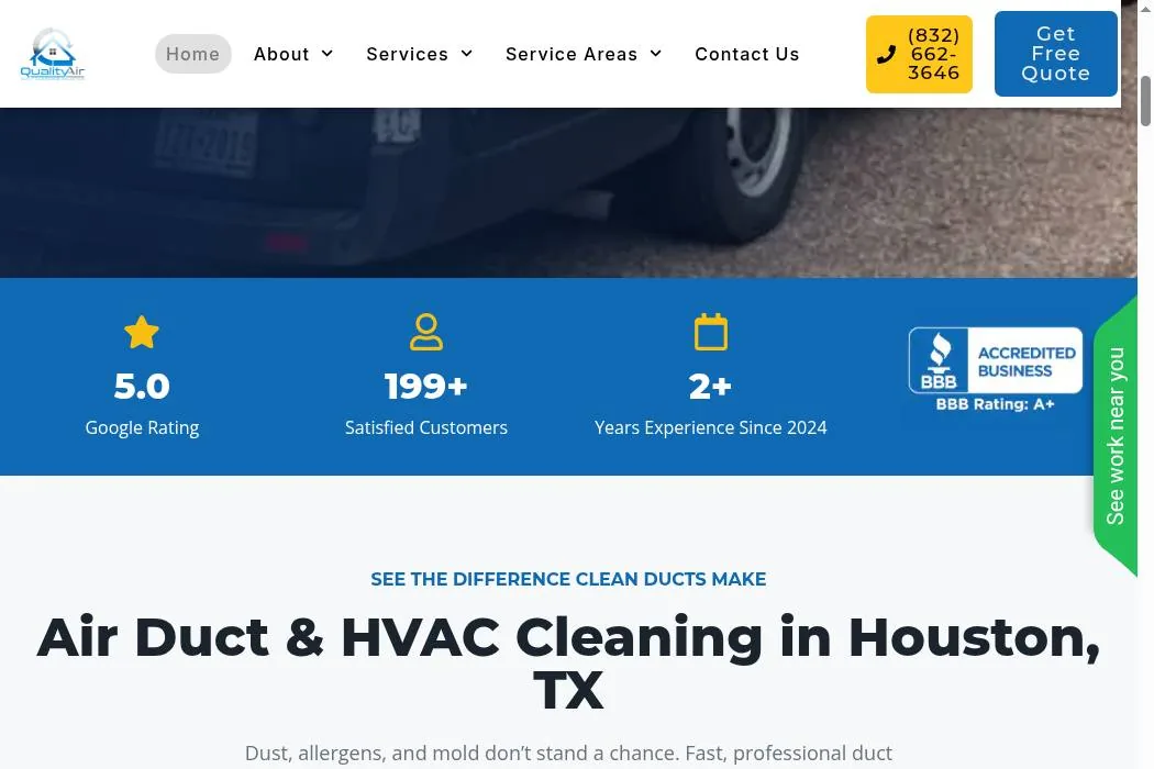 Quality Air Duct Cleaning Houston cover