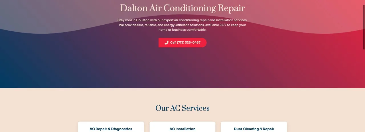 Dalton Air Conditioning Repair cover