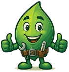 Green Leaf Plumbing, AC and Heating logo