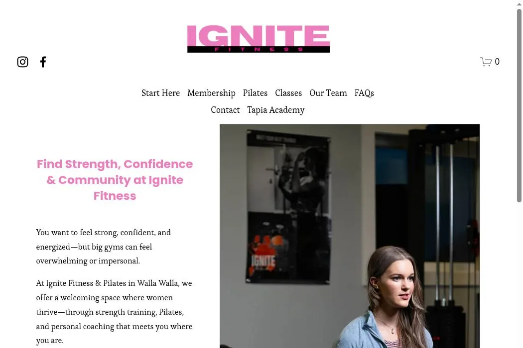 Ignite Fitness & Pilates cover