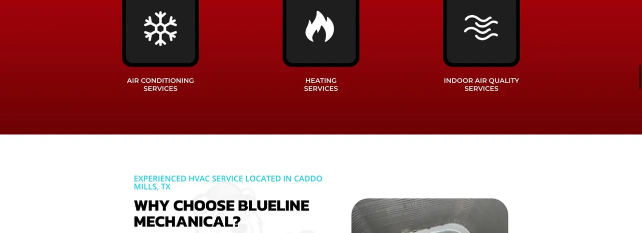 Blueline Mechanical cover