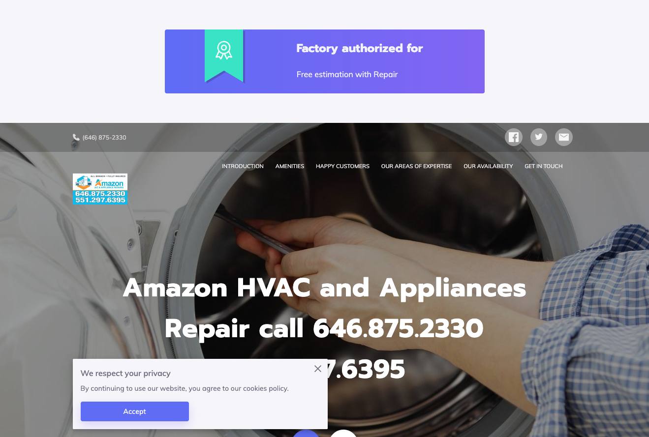 Amazon HVAC and Appliances Repair cover