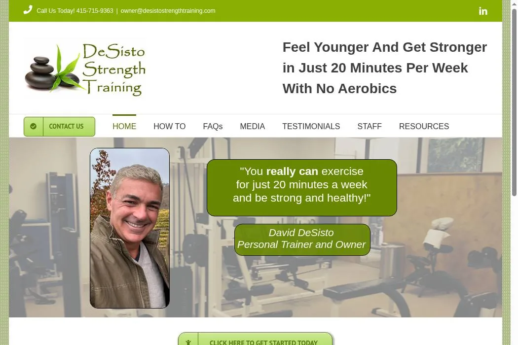 DeSisto Strength Training cover