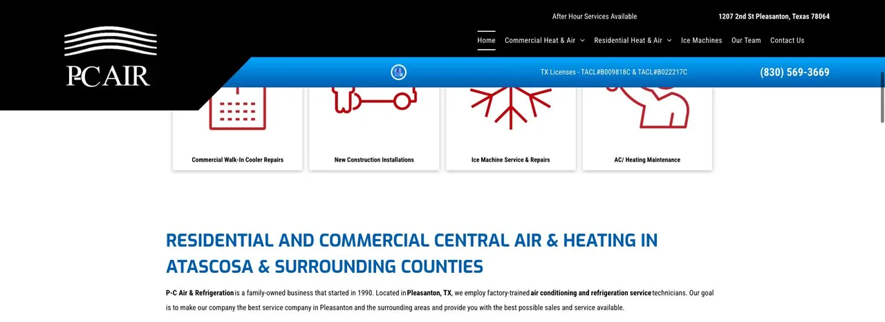 P-C Air & Refrigeration cover