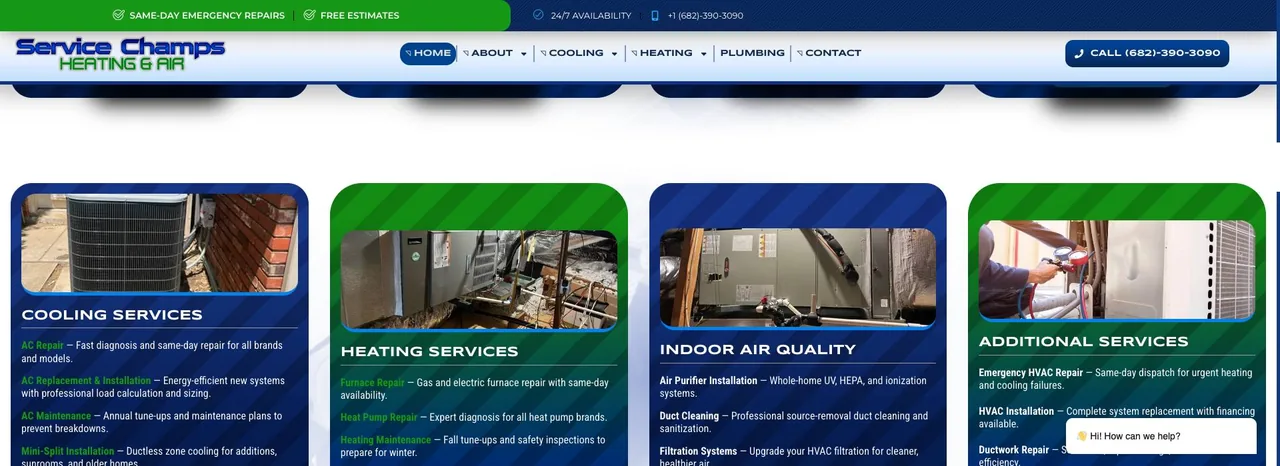 Service Champs Heating & Air cover