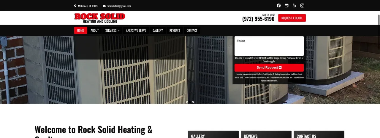 Rock Solid Heating & Cooling cover