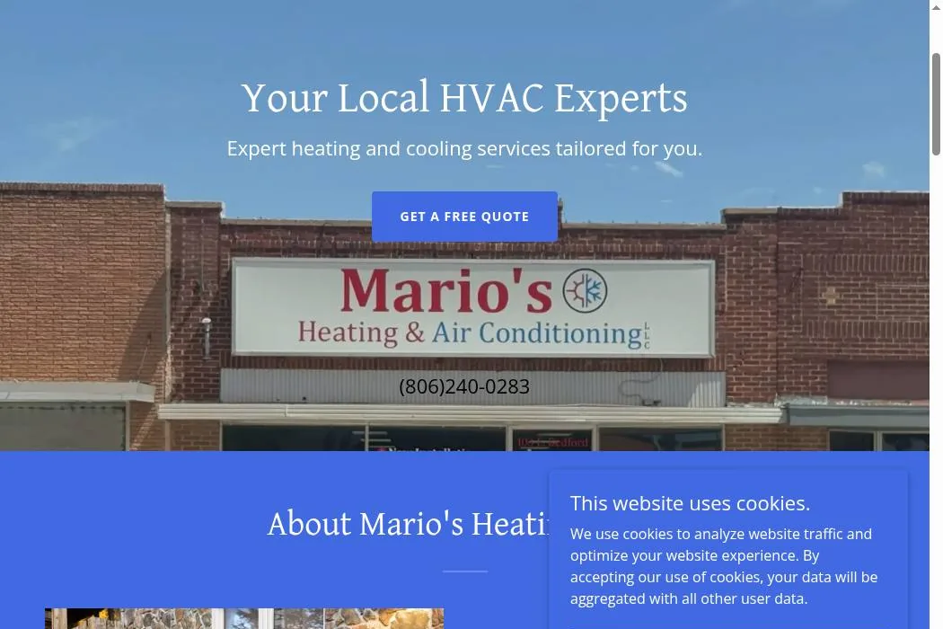 Mario's Heating & Air LLC cover