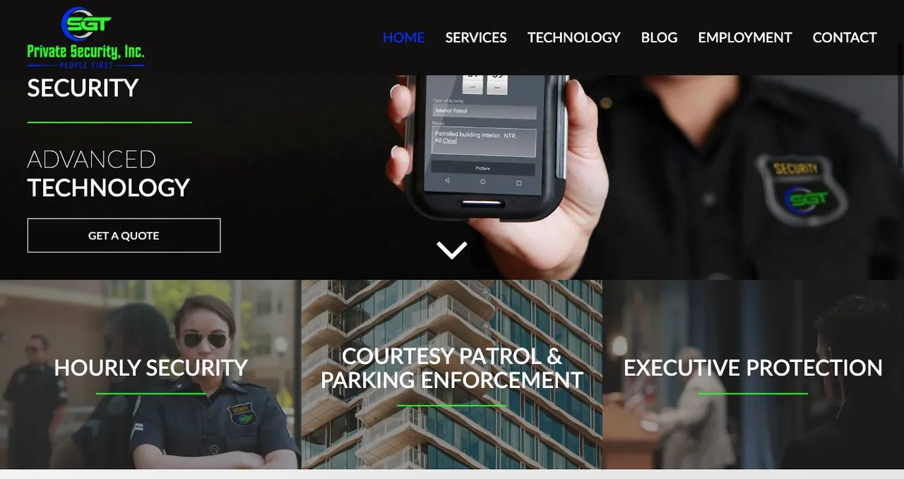 SGT Private Security, Inc. cover