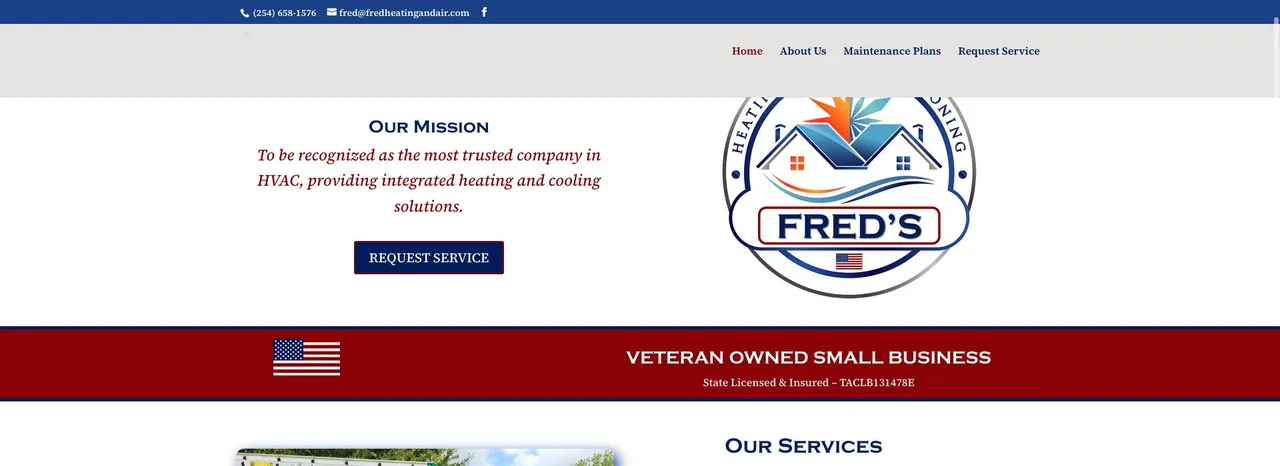 Fred’s Heating and Air cover