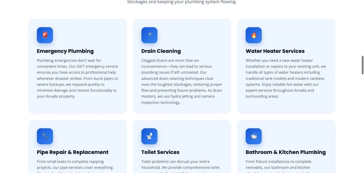 Arvada Plumbing & Drain Master cover