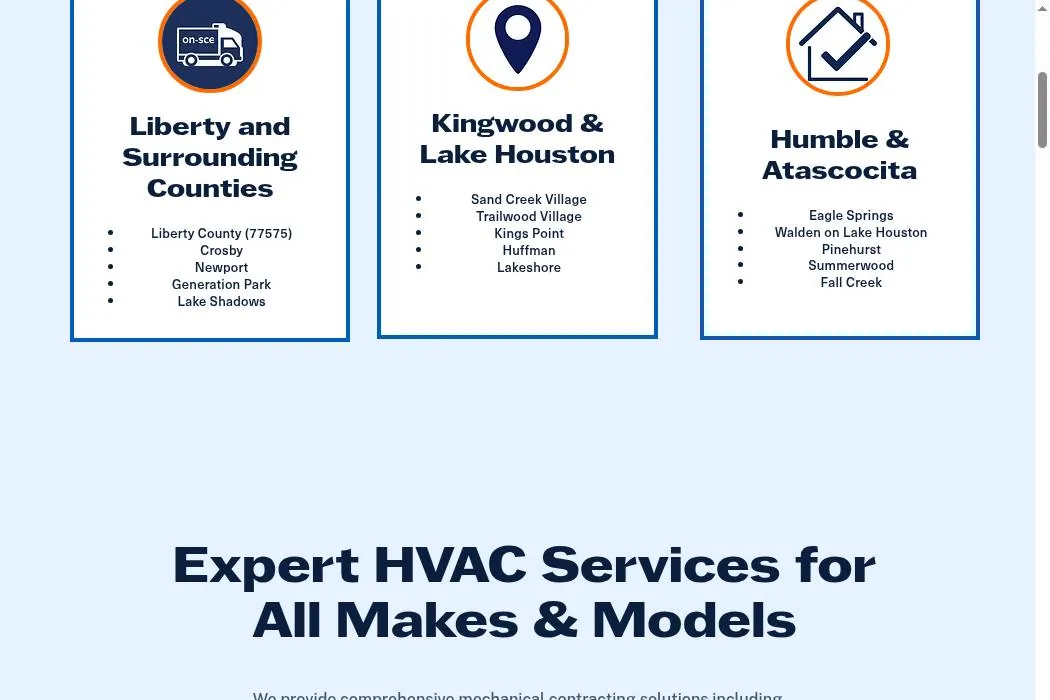 Atascocita A/C and Heating Mechanical Contractors cover
