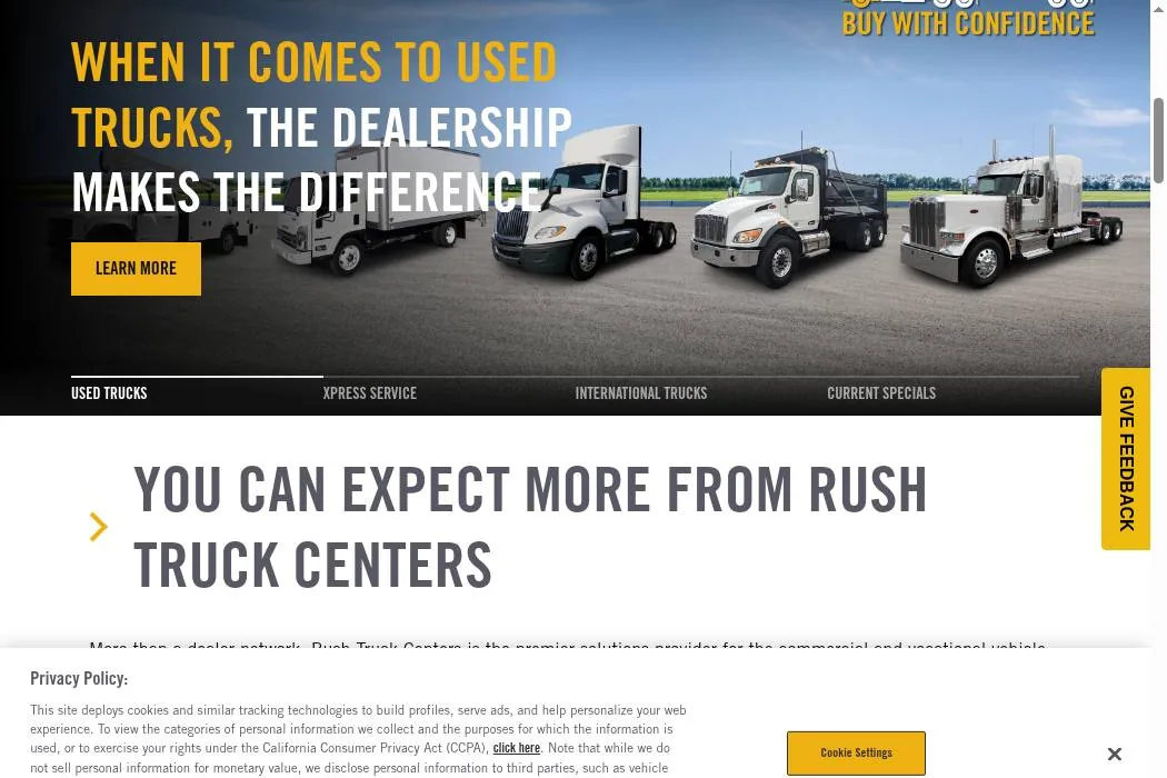 Rush Truck Centers cover